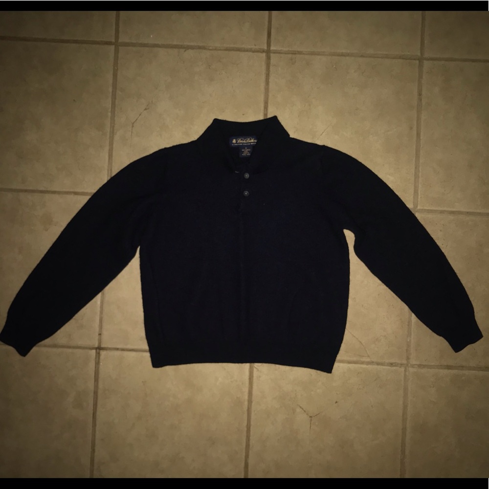 Brooks Brothers Long Sleeve Boys Wool Sweater M